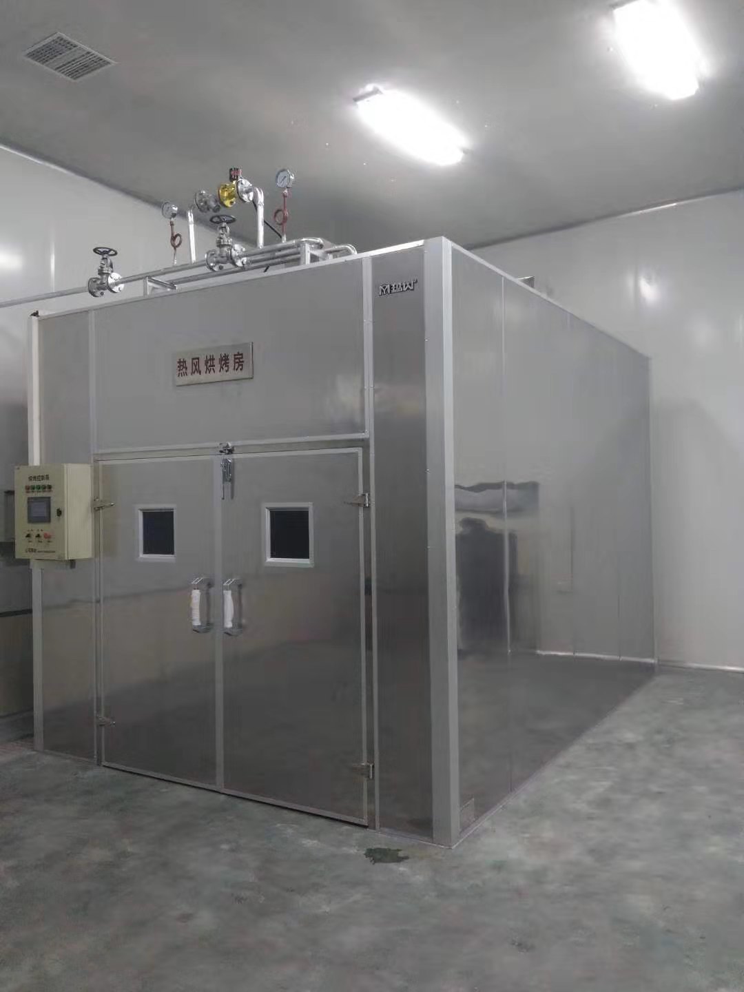 益陽瑪山產(chǎn)業(yè)機械有限公司，湖南益陽螺旋風(fēng)管廠家，熱風(fēng)食品烤房